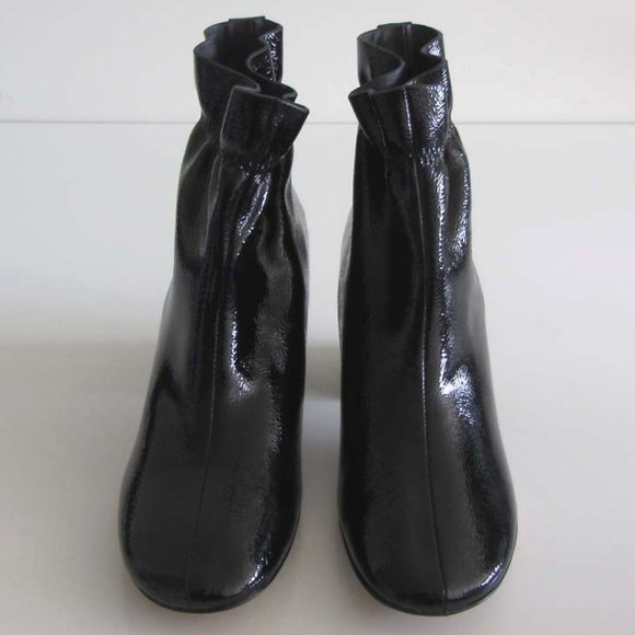 new CELINE Phoebe Philo patent ankle boots 38 8 US Italy - Picture 6 of 9